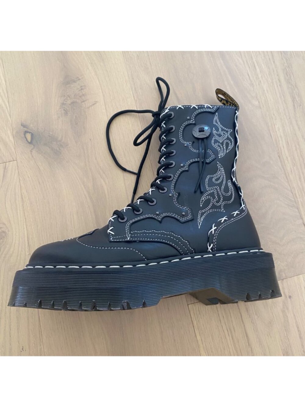 Dr. Martens Jadon Hi Gothic Americana Boots Shoes Platform - Picture 6 of 14